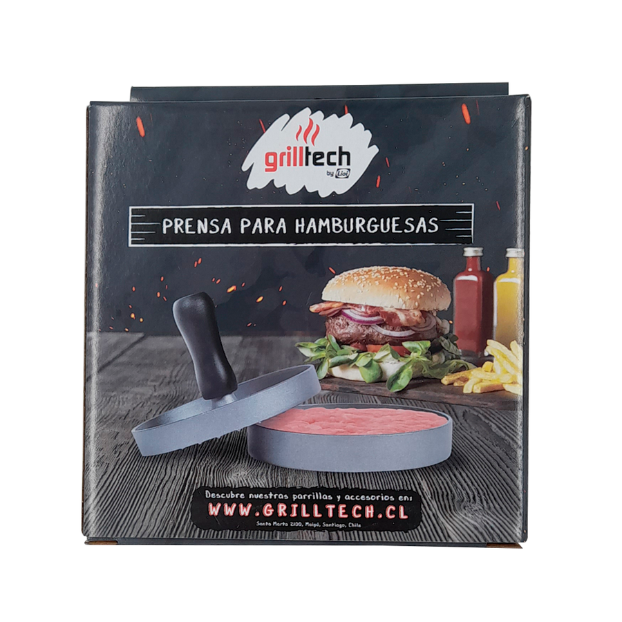 Prensa metálica hamburguesas - Locos por la Parrilla