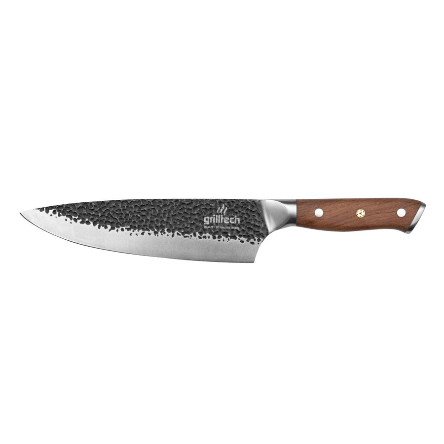 Cuchillo Martillado 8" Inoxidable - Locos por la Parrilla