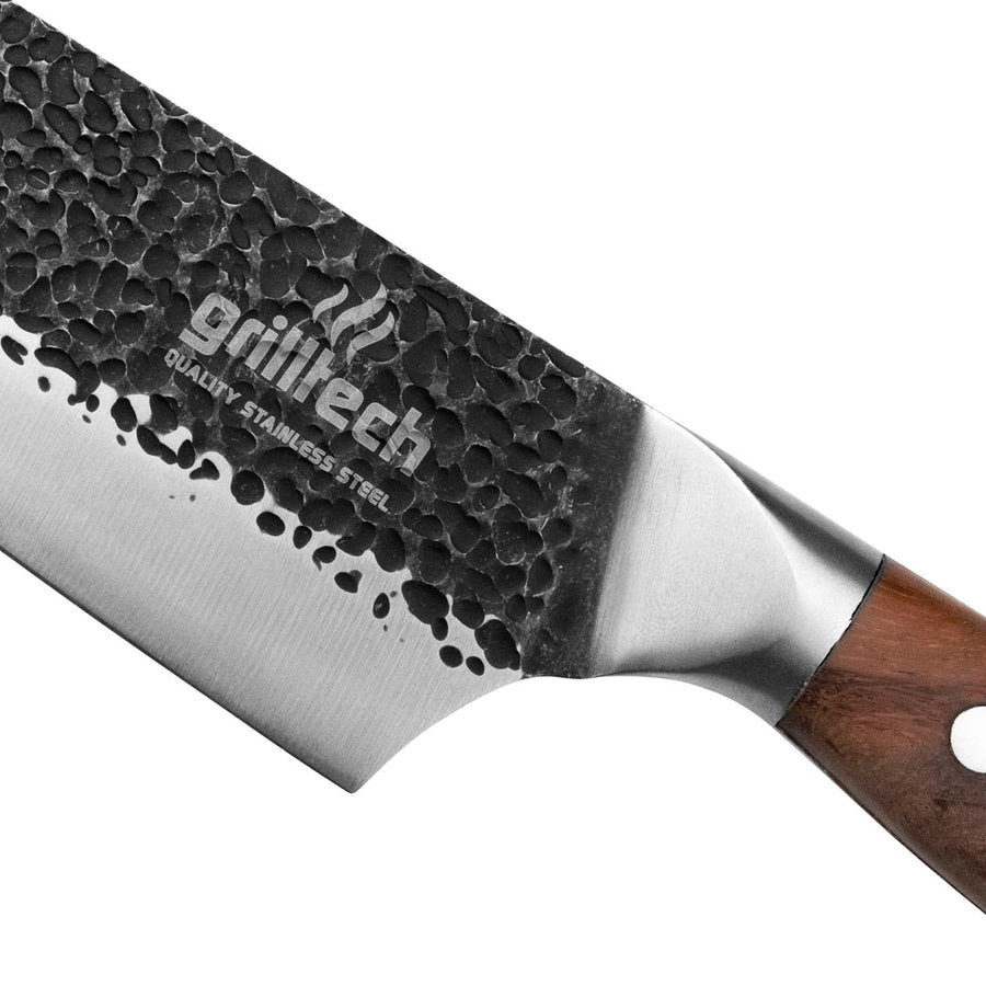 Cuchillo Martillado 8" Inoxidable - Locos por la Parrilla