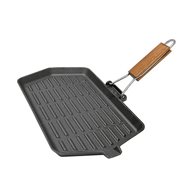 Sarten Iron Cast Mango Apilable - Locos por la Parrilla