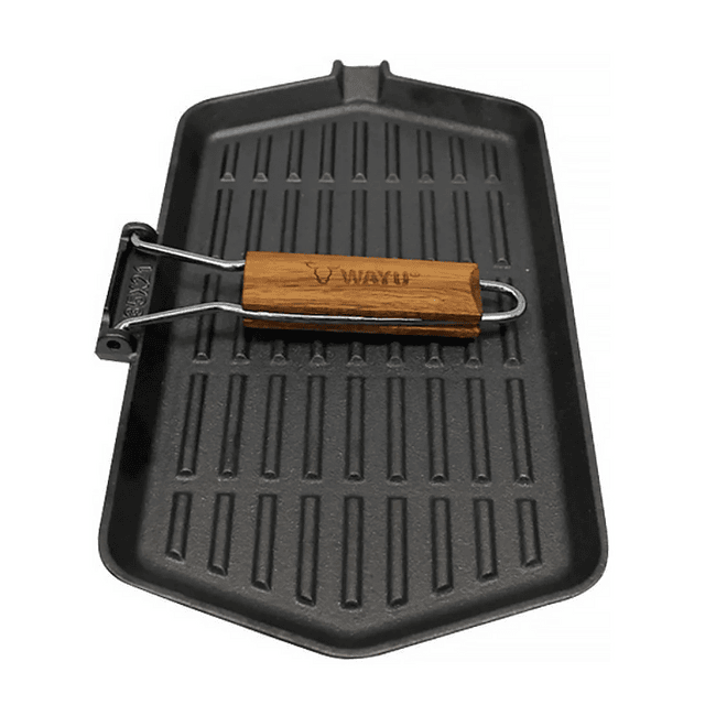 Sarten Iron Cast Mango Apilable - Locos por la Parrilla