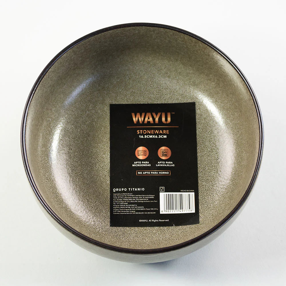 Bowl de Cerámica Gres Wayu