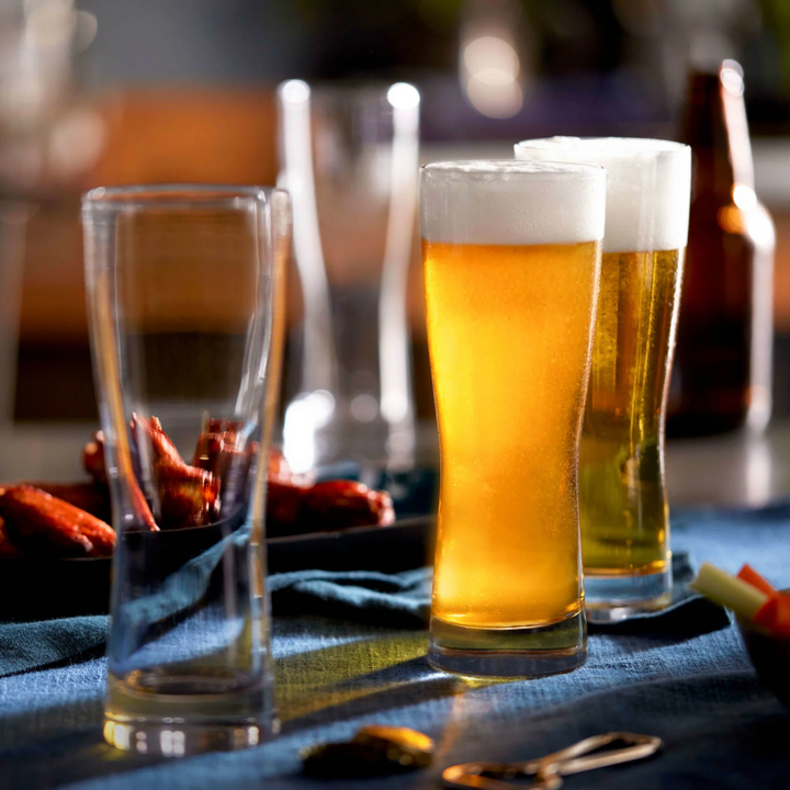 Set 4 vasos Cerveceros estilo garza Pilsner 370 ml