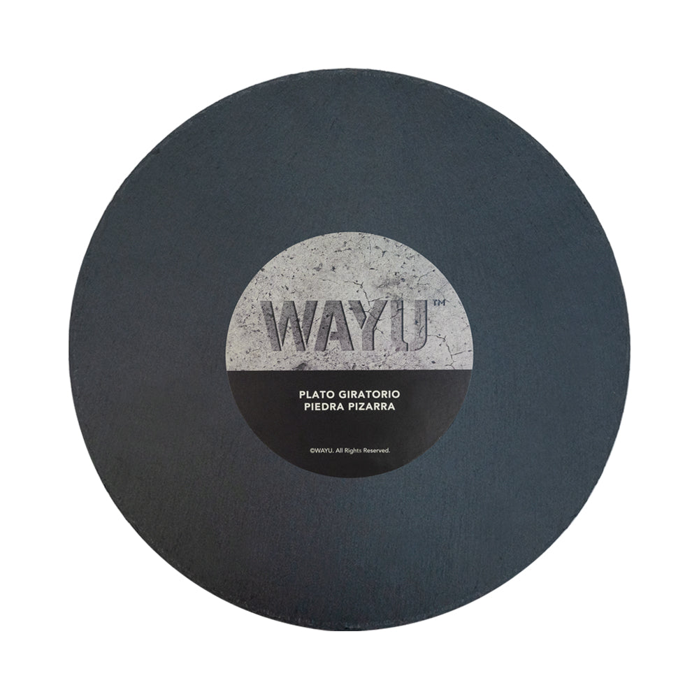 Plato Giratorio piedra pizarra Pizza