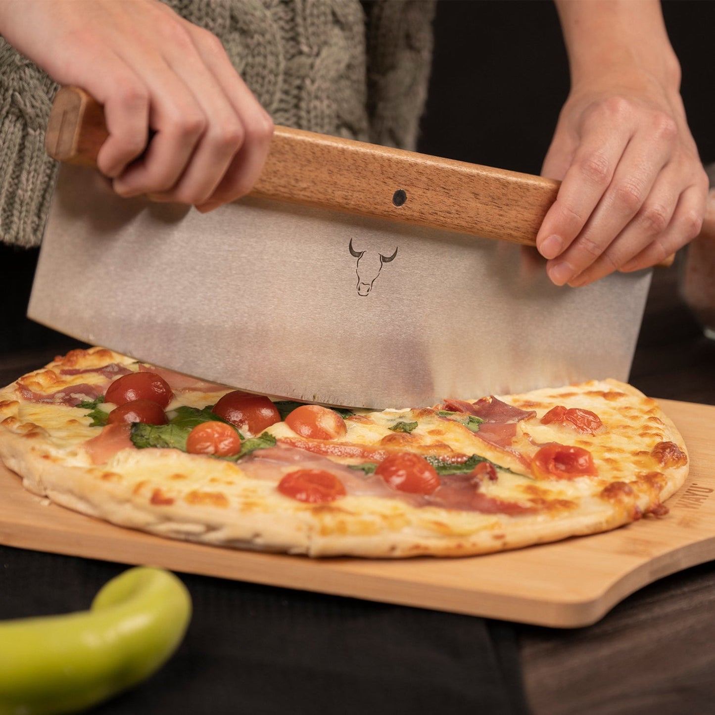 Cortador Pizza acero - Locos por la Parrilla