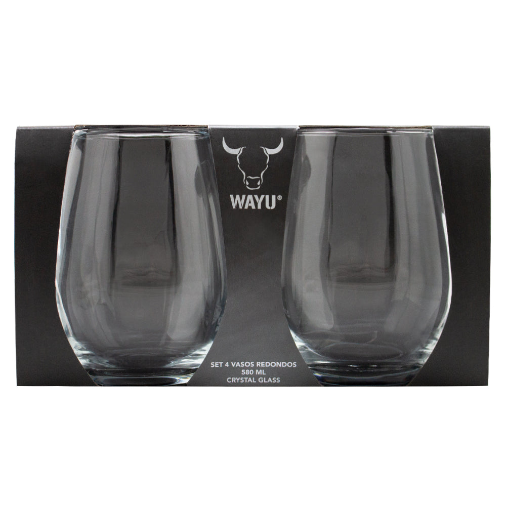 Set 4 Vasos Wayu - Locos por la Parrilla
