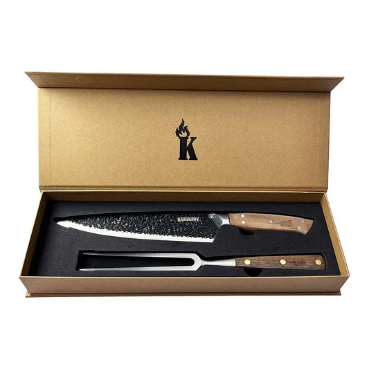 Set Parrillero Cuchillo Curacaví + Pincho Pro