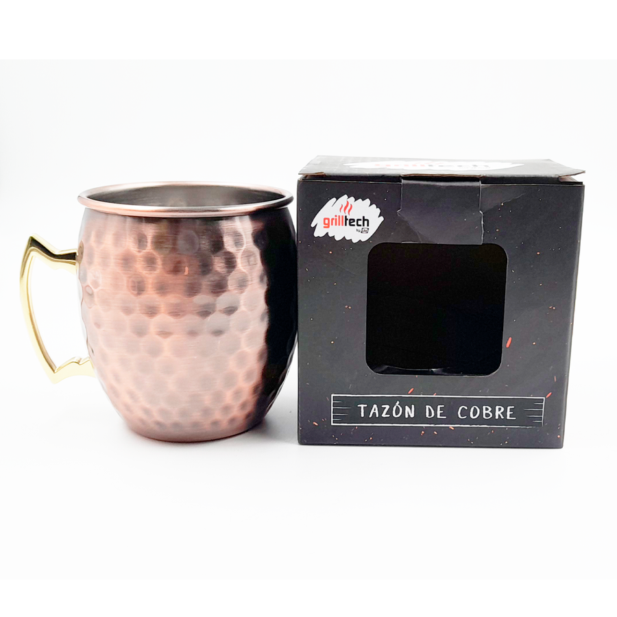Mug de cobre Premium 1 unidad - Locos por la Parrilla