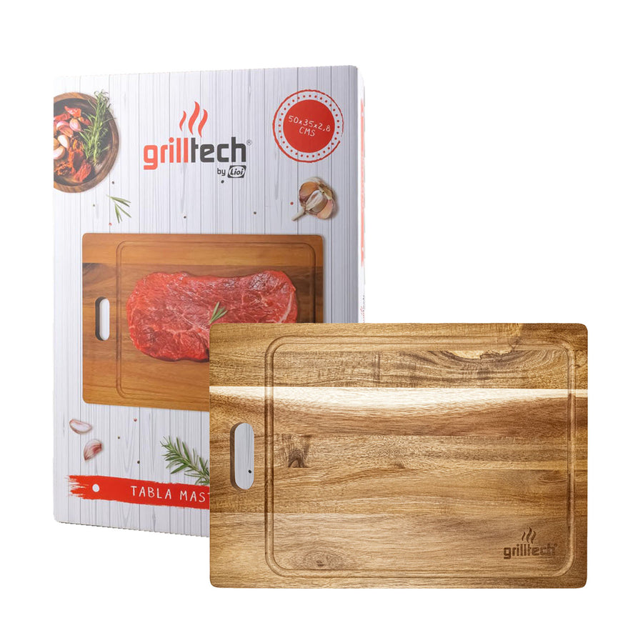 Tabla Picoteo madera 50x35 cms Máster - Locos por la Parrilla