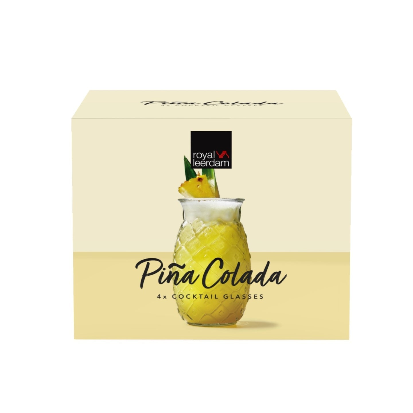Set 4 Vasos Cocktail - Piña Colada 510 ml - Locos por la Parrilla