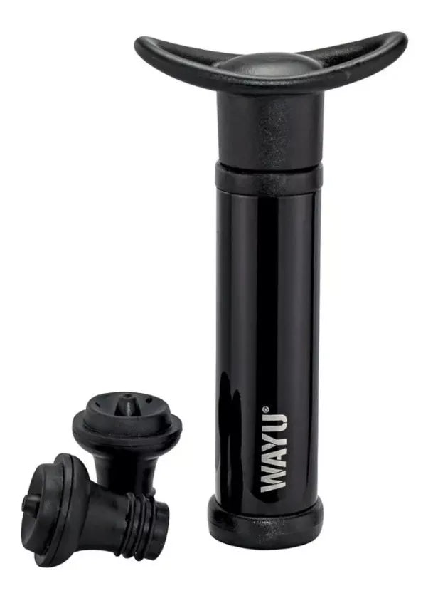 Set Sellador Bomba Vacio Vino Extractor Aire Premium - Locos por la Parrilla