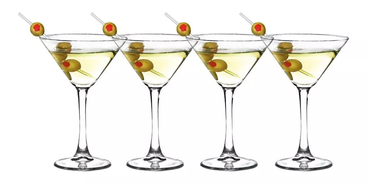 Set 4 Unidades Copa Martini/Margarita 270 ml - Locos por la Parrilla