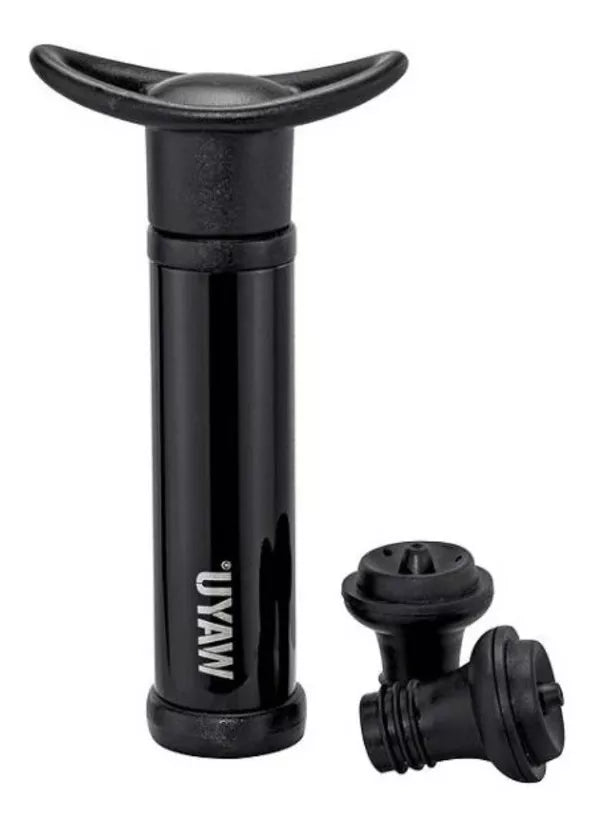Set Sellador Bomba Vacio Vino Extractor Aire Premium - Locos por la Parrilla