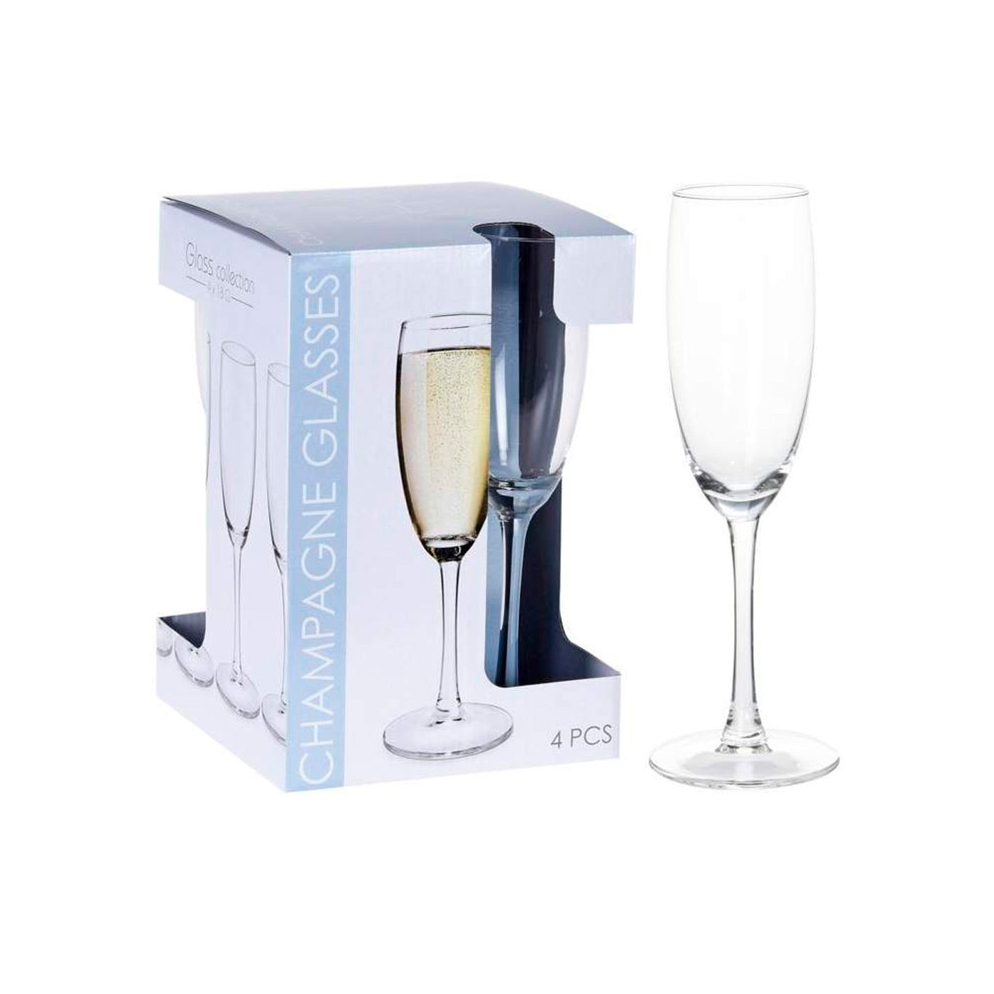 Set 4 copas Champagne Glass 580 cc - Locos por la Parrilla