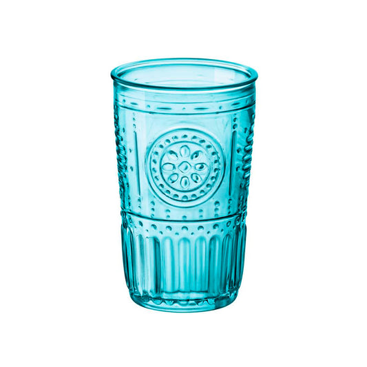 Set 4 vasos altos Romantic Light Blue 475 cc - Locos por la Parrilla