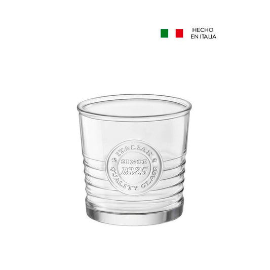 Set 4 vasos bajos Officina 300 cc Italianos- Locos por la Parrilla