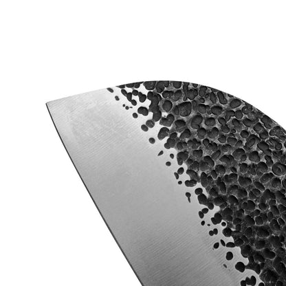 Cuchillo Machete Martillado 8" Inoxidable - Locos por la Parrilla