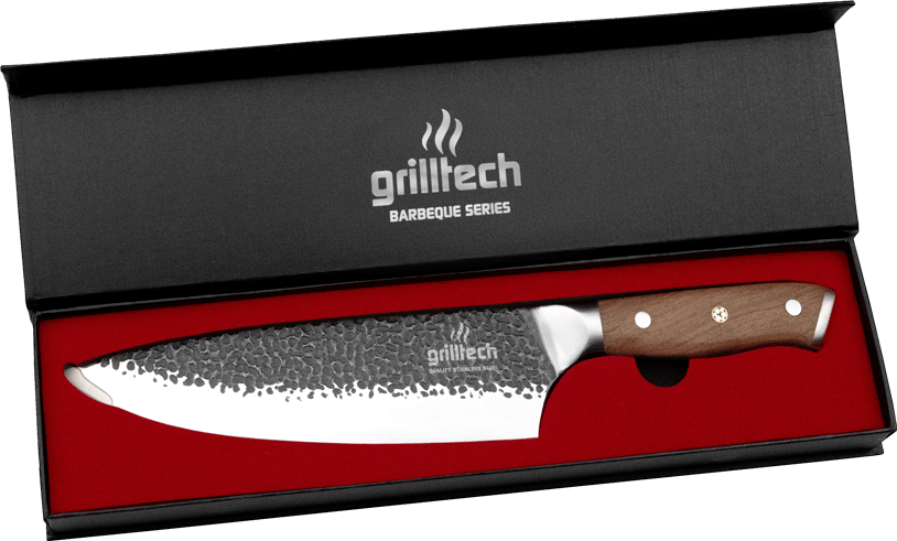 Cuchillo Martillado 8" Inoxidable - Locos por la Parrilla