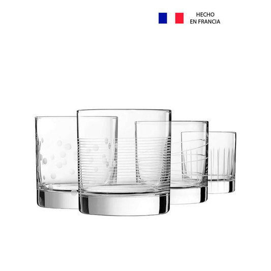 Set 4 vasos bajos D Arques Illumination 360 cc - Locos por la Parrilla