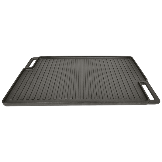 Plancha Iron Cast Reversible Black Bull - Locos por la Parrilla