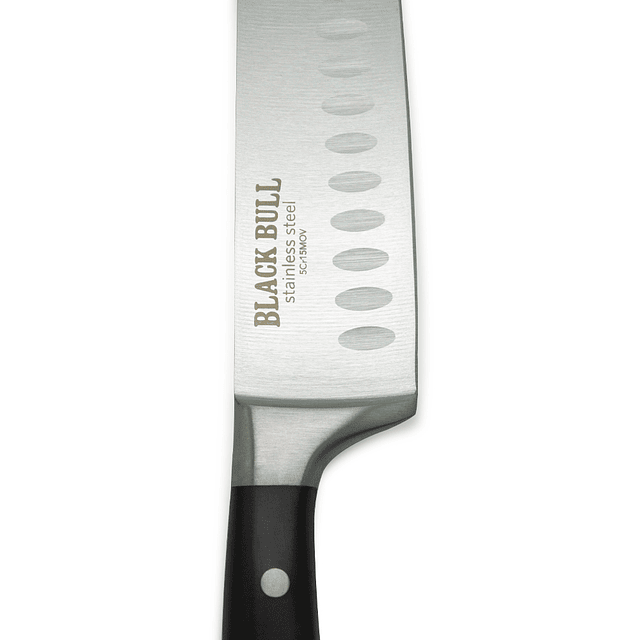 Cuchillo Santoku Platinum collection Black Bull - Locos por la Parrilla