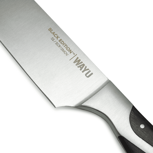 Cuchillo Chef 8" Black Edition - Locos por la Parrilla