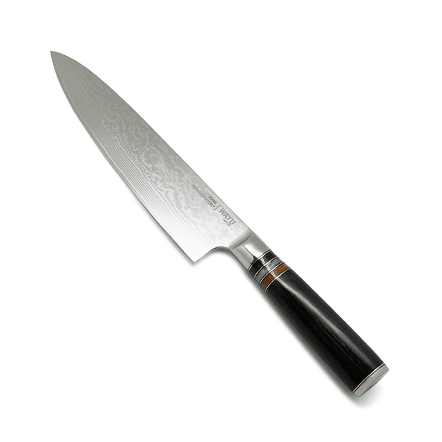 Cuchillo Damascus Black Pakka Limited - Locos por la Parrilla