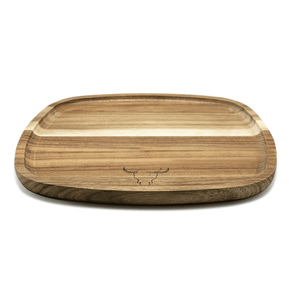 Plato Madera 25x25 cms. - Locos por la Parrilla