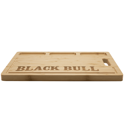 Tabla 38 Cms Madera Bambú Black Bull - Locos por la Parrilla