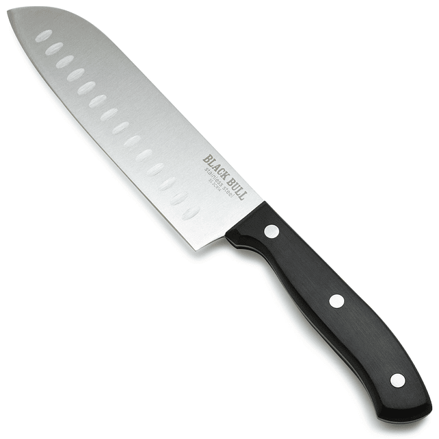 Cuchillo Santoku 7" Black Bull - Locos por la Parrilla