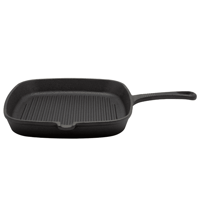 Sartén Grill Iron Cast 24 Cms Black Bull - Locos por la Parrilla