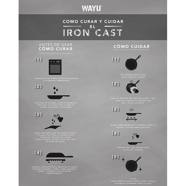 Prensa Redonda Iron Cast Wayu - Locos por la Parrilla