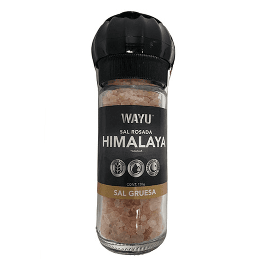 Molinillo Con Sal Rosada Del Himalaya 120G - Locos por la Parrilla