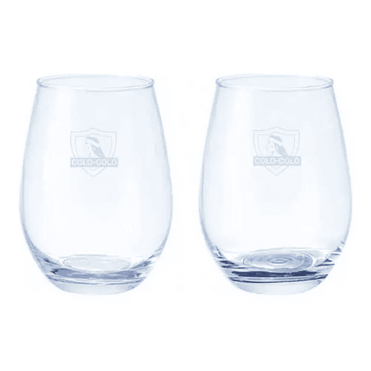 Set de 2 Vasos Colo Colo