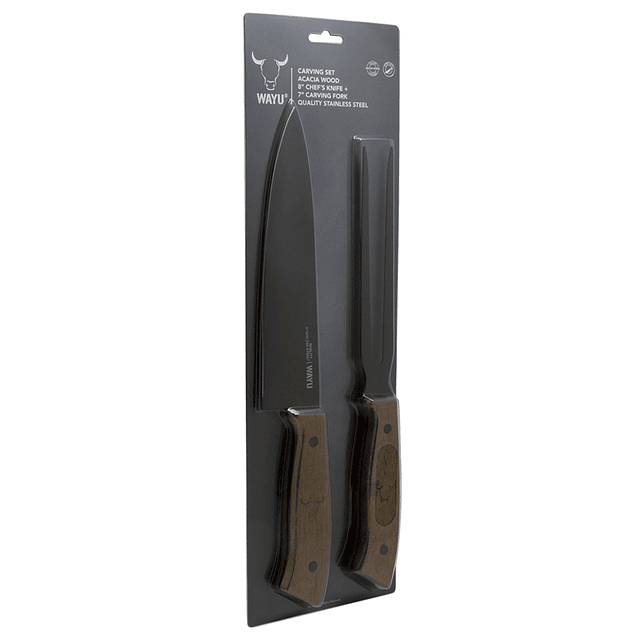 Set Cuchillo+Pincho Premium - Locos por la Parrilla