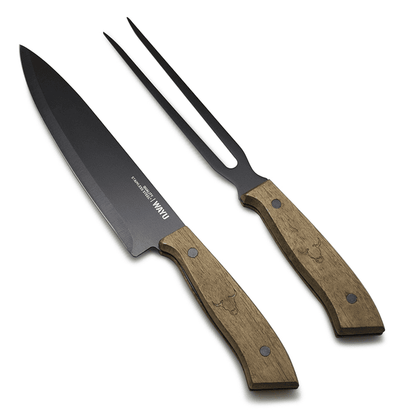 Set Cuchillo+Pincho Premium - Locos por la Parrilla