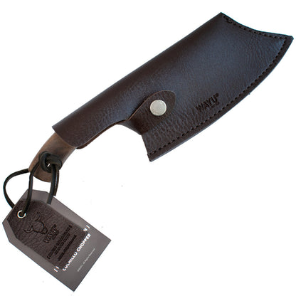 Cuchillo Chopper Con Funda Rustic Collection Wayu