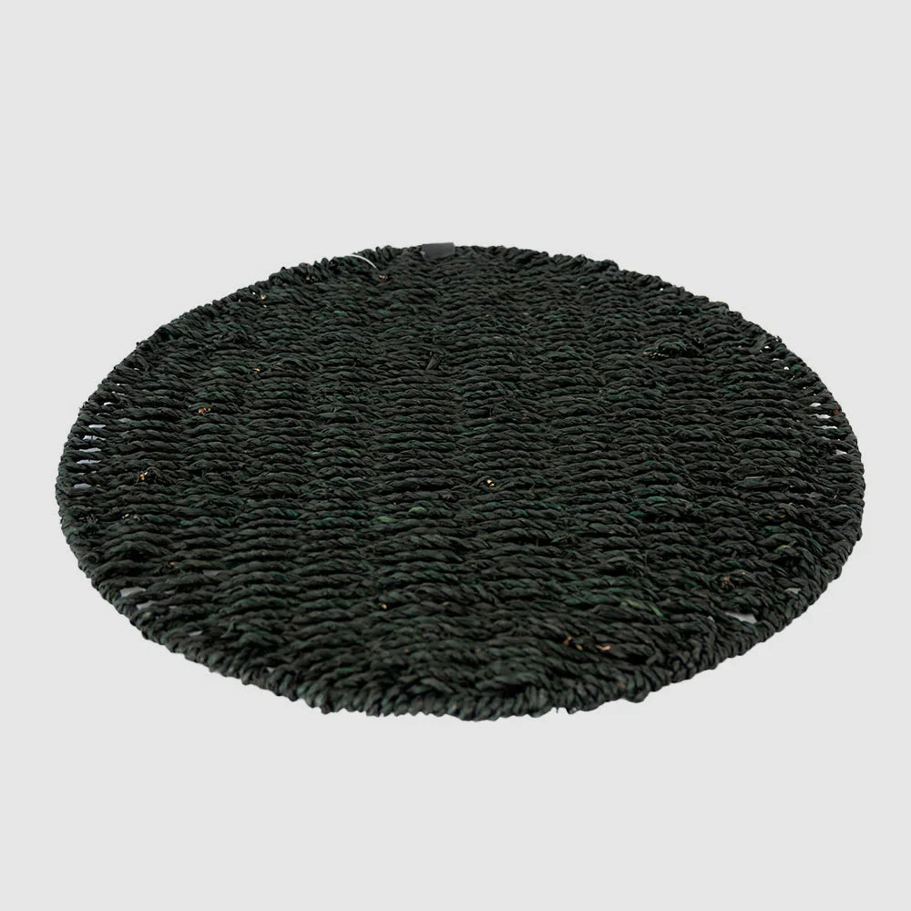 Individual Rendondo Trenzado Black Wayu