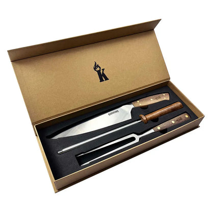 Trilogía Cuchillo Catemu + Pincho Pro + Chaira Afiladora