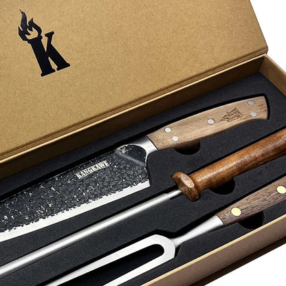 Trilogía Cuchillo Curacaví + Pincho Pro + Chaira Afiladora