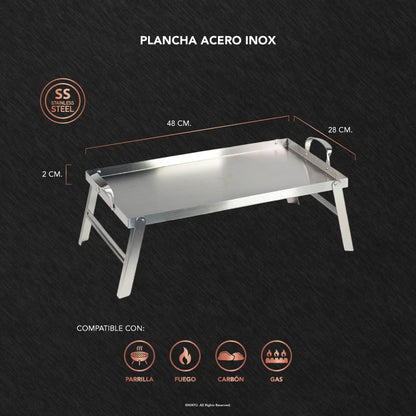 Plancha Acero Inox