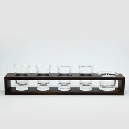 Set Vasos Shot Con Bandeja