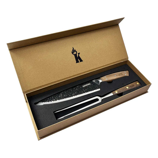 Set Parrillero Cuchillo Curacaví + Pincho Pro