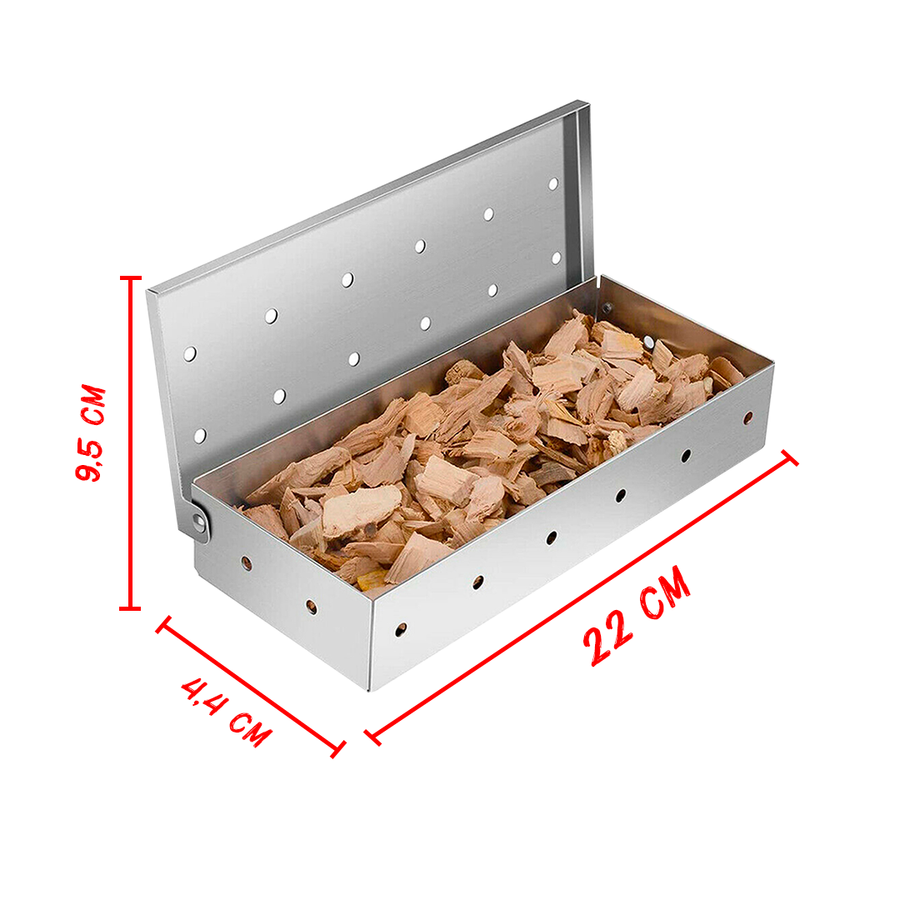 Caja ahumadora acero Inoxidable - Locos por la Parrilla