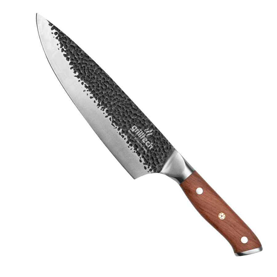 Cuchillo Martillado 8" Inoxidable - Locos por la Parrilla