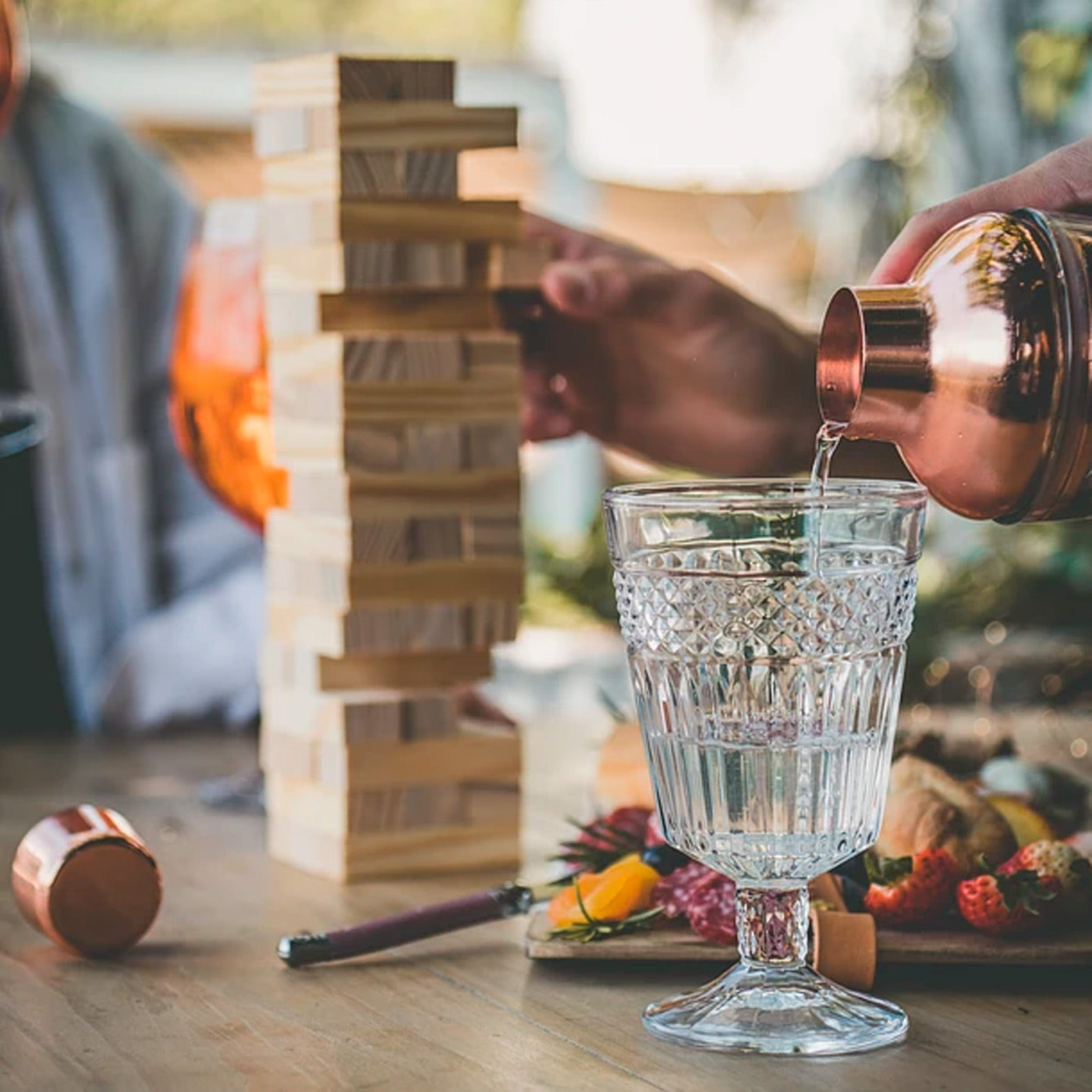 Jenga Torre de Equilibrio Madera - Locos por la Parrilla