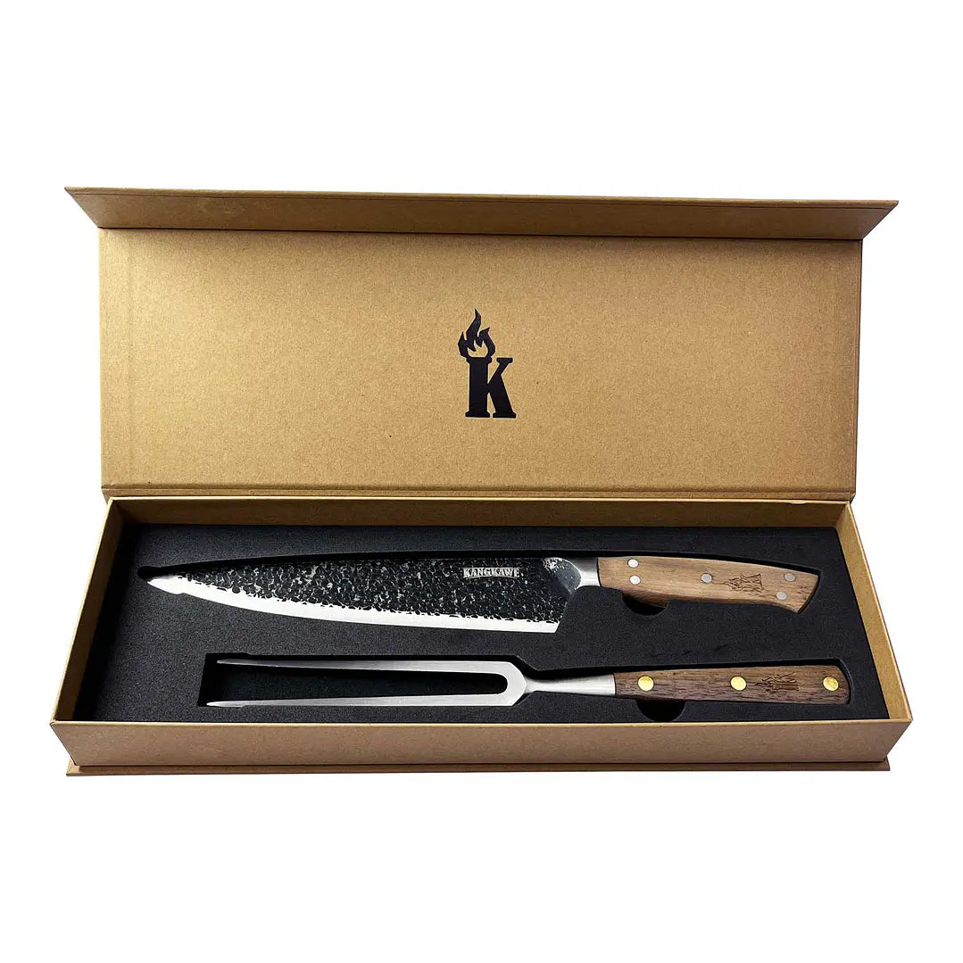 Set Parrillero Cuchillo Curacaví + Pincho Pro
