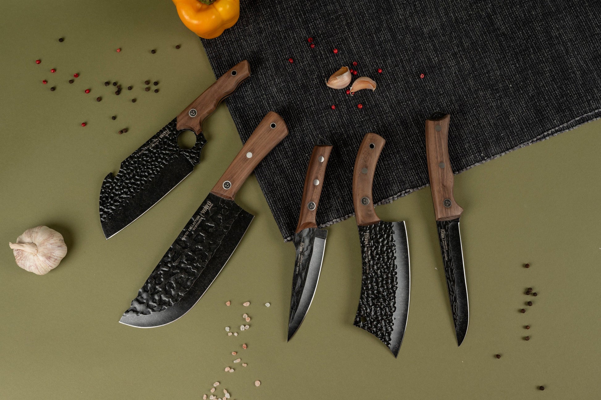 Cuchillo Utility Con Funda Rustic Collection Wayu - Locos por la Parrilla