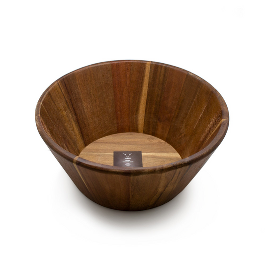 Bowl Madera Acacia 30 Cms para picoteo - Locos por la Parrilla