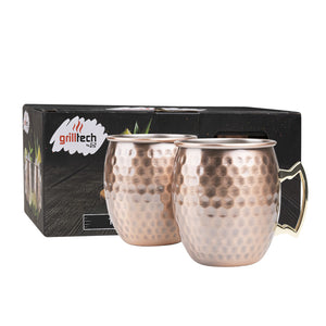 Mug de cobre Premium 2 Unidades - Locos por la Parrilla